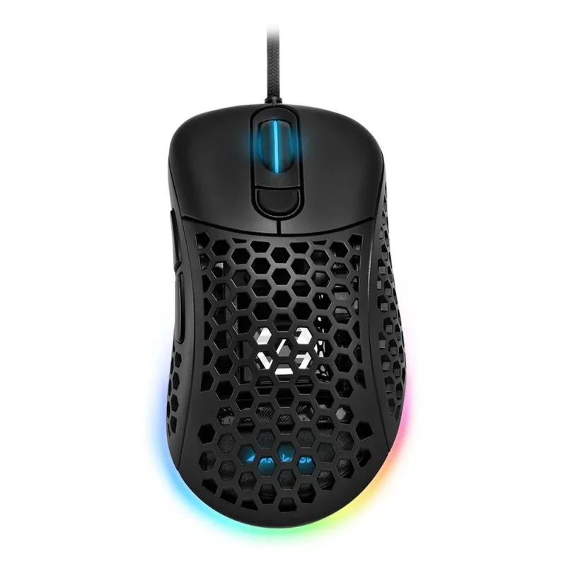Mouse Gamer Sharkoon Light2 200 - Alámbrico - 6 Botones - Negro - RGB - LIGHT2 200