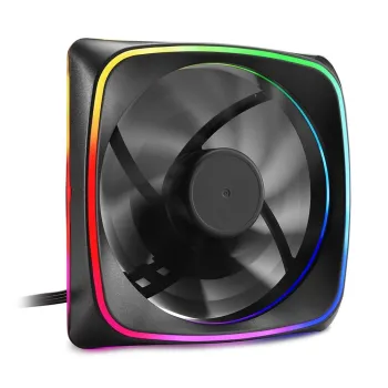 Ventilador Sharkoon RGB SHARK Lights - 120mm - 1000RPM - Negro - RGB SHARK LIGHTS