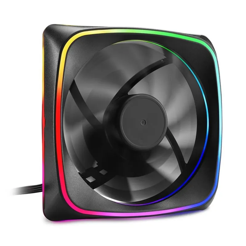 Ventilador Sharkoon RGB SHARK Lights - 120mm - 1000RPM - Negro - RGB SHARK LIGHTS