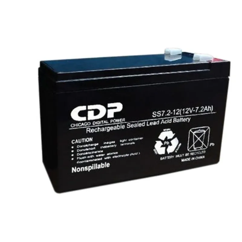 Batería de Reemplazo CDP para No Break B-12/7.2/SLB 12-7.2, 12V, 7.2Ah - B-12/7.2/SLB 12-7.2