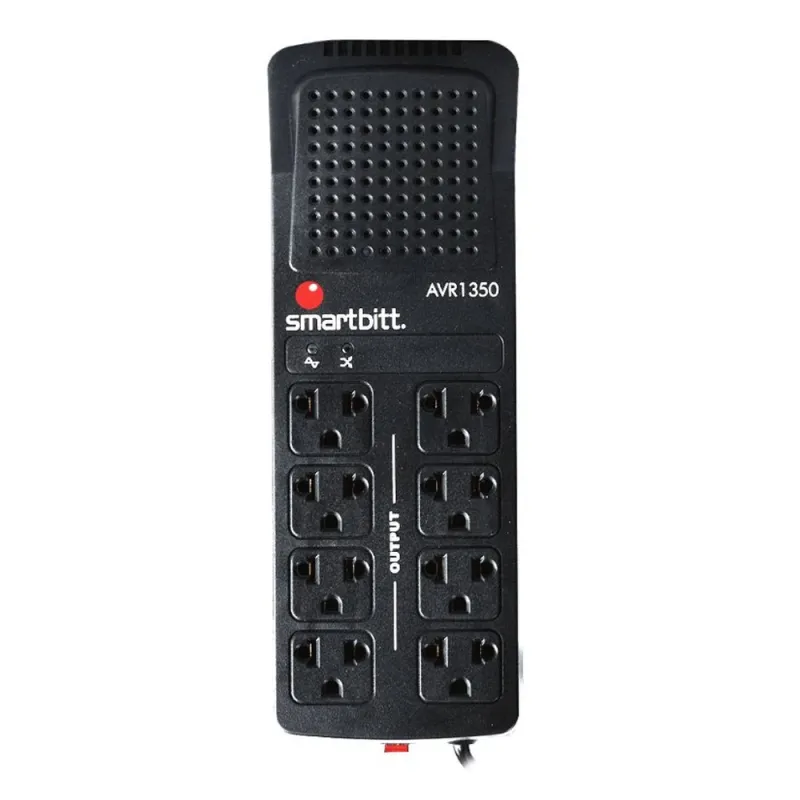 Regulador Smartbitt R-BITT1350 - 1350VA/675W - 8 Contactos - SBAVR1350