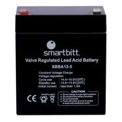 Batería de Reemplazo Smartbitt SBBA12-5 - 12V - SBBA12-5 Batería de Reemplazo Smartbitt SBBA12-5 - 12V - SBBA12-5