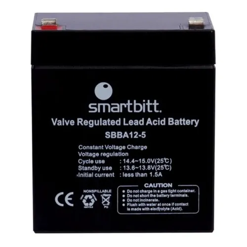Batería de Reemplazo Smartbitt SBBA12-5 - 12V - SBBA12-5 Batería de Reemplazo Smartbitt SBBA12-5 - 12V - SBBA12-5