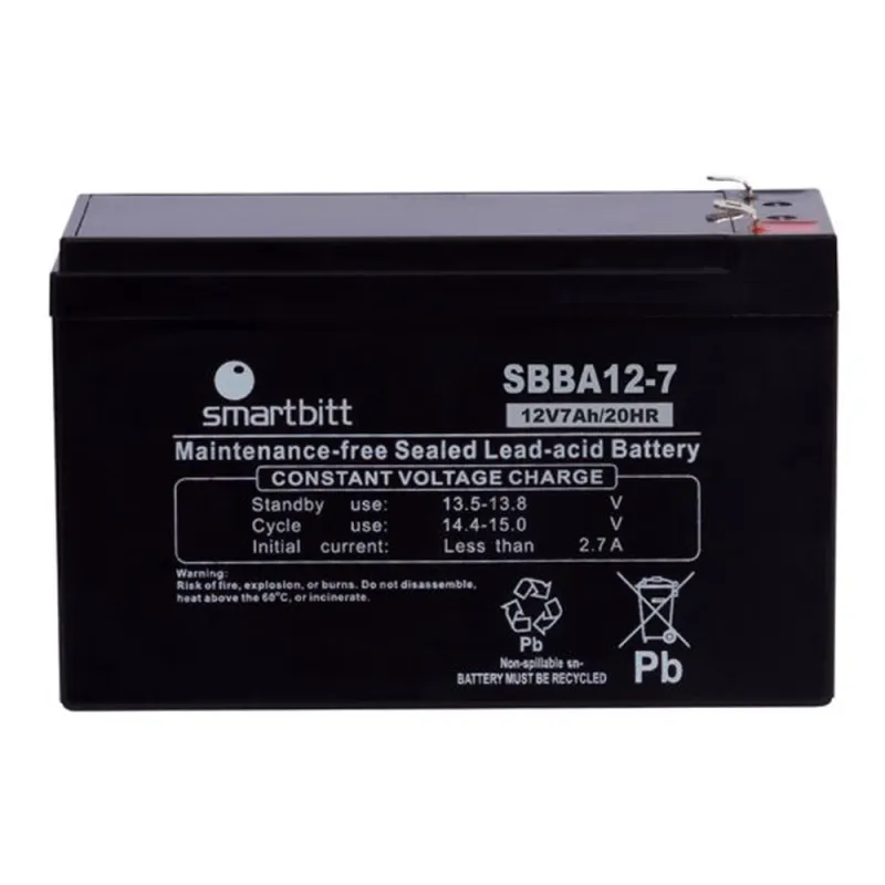 Batería de Reemplazo Smartbitt SBBA12-7 - 12V - SBBA12-7