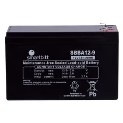 Batería de Reemplazo Smartbitt SBBA12-9 - 12V - SBBA12-9 Batería de Reemplazo Smartbitt SBBA12-9 - 12V - SBBA12-9