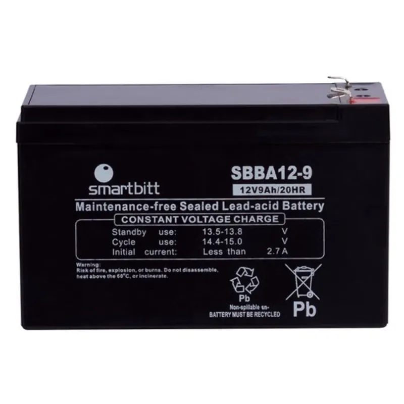 Batería de Reemplazo Smartbitt SBBA12-9 - 12V - SBBA12-9