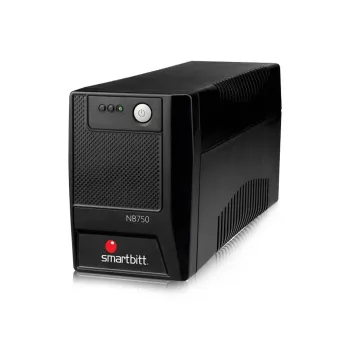 No Break Smartbitt SBNB750USB - 750VA/375 W - 6 Contactos - Línea Interactiva  - SBNB750USB