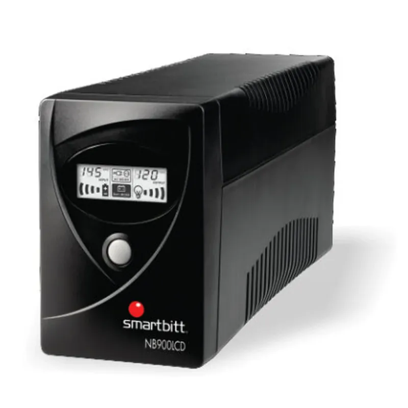 UPS Smartbitt SBNB900LCD - 900VA/450W - 6 Contactos - LCD - AVR - SBNB900LCD
