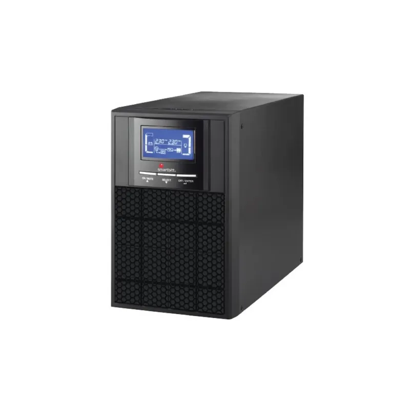 UPS Smartbitt - 1000VA/900W - 3 Contactos - Doble conversión - LCD - SBOL1KT-1