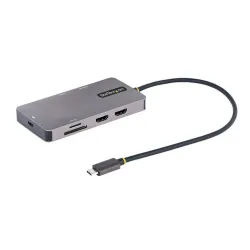 Docking Station StarTech.com 120B-USBC-MULTIPORT - HDMI - USB-C - USB 3.2 - MicroSD - SD - Gris Espacial - 120B-USBC-MULTIPORT Docking Station StarTech.com 120B-USBC-MULTIPORT - HDMI - USB-C - USB 3.2 - MicroSD - SD - Gris Espacial - 120B-USBC-MULTIPORT