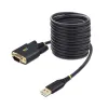 Adaptador StarTech.com 1P10FFC-USB-SERIAL - USB-A a Serial - 3m - Negro - 1P10FFC-USB-SERIAL