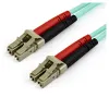 Cable de Fibra Óptica StarTech.com - LC - Dúplex - Multimodo - 10M - Aguamarina - 450FBLCLC10