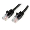 Cable de Red StarTech.com - Cat5e - RJ-45 - 1M - Negro - 45PAT1MBK