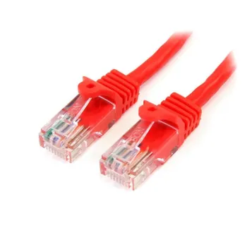 Cable de Red StarTech.com - Cat5e - RJ-45 - 1M - Rojo - 45PAT1MRD