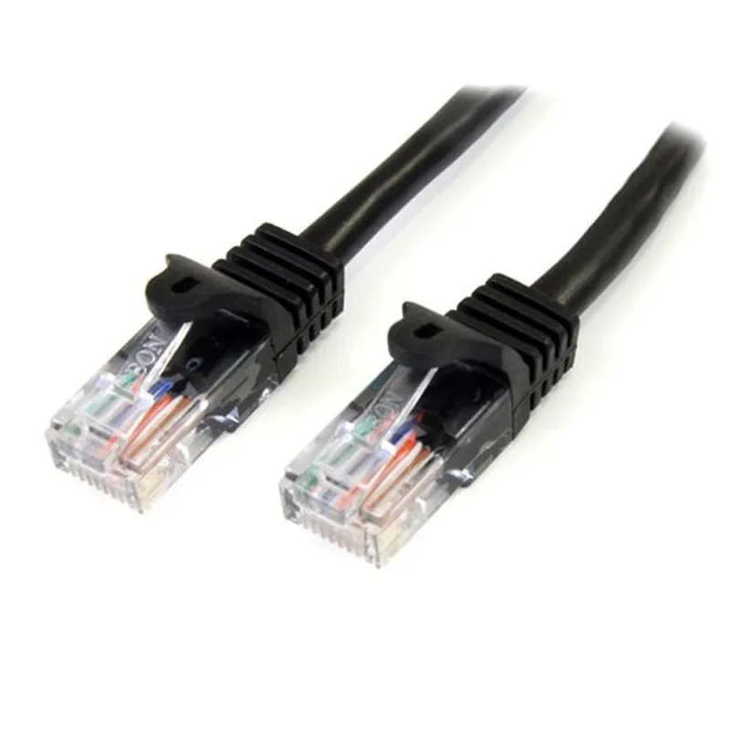 Cable de Red StarTech.com - Cat5e - RJ-45 - 2M - Negro - 45PAT2MBK