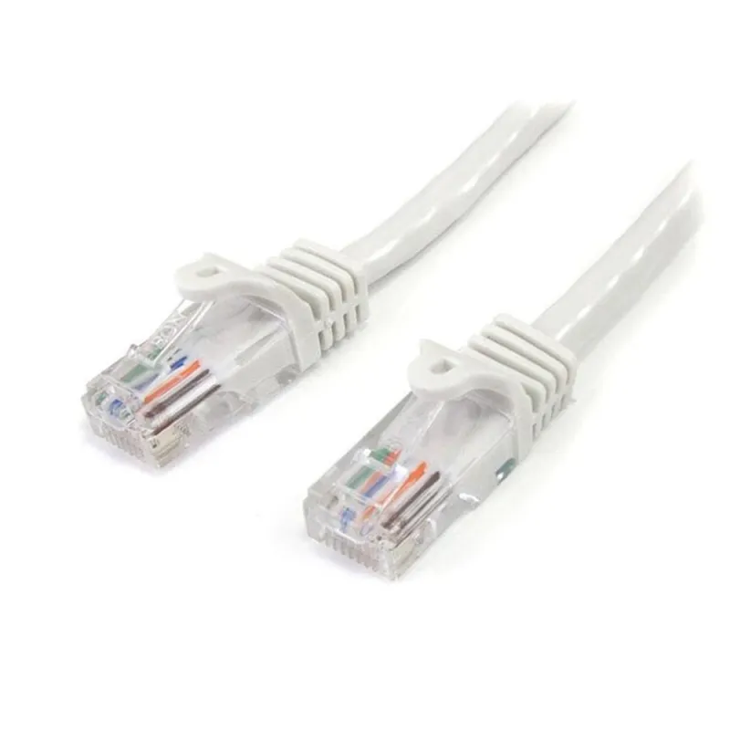 Cable de Red StarTech.com 45PAT3MWH - 3m - Cat5e - Blanco - 45PAT3MWH