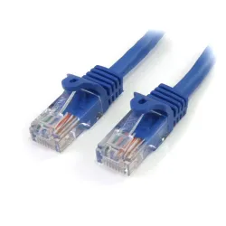 Cable de Red StarTech.com - Cat5e - RJ-45 - 5M - Azul - 45PAT5MBL Cable de Red StarTech.com - Cat5e - RJ-45 - 5M - Azul - 45PAT5MBL