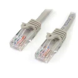 Cable de Red StarTech.com - Cat5e - RJ-45 - 7.5M - Gris - 45PATCH25GR Cable de Red StarTech.com - Cat5e - RJ-45 - 7.5M - Gris - 45PATCH25GR