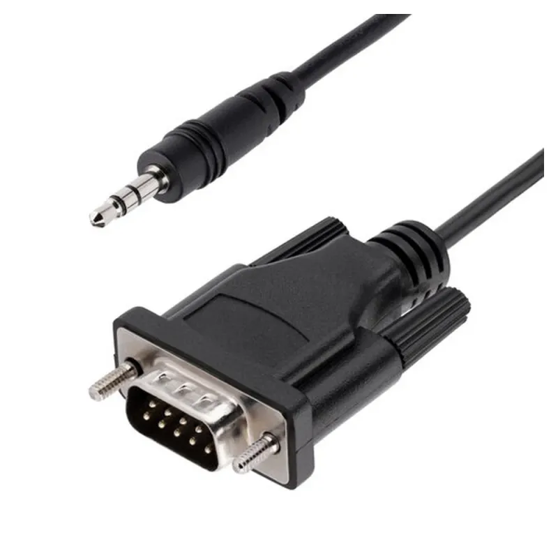 Cable Serial StarTech.com - RS232 DB9 - 3.5mm - 1M - Negro - 9M351M-RS232-CABLE