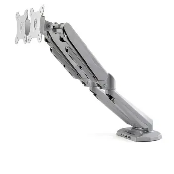 Soporte de Escritorio StarTech.com ARMSLIMDUOS - 15" a 32" -  Soporta 8kg - Para 2 Monitores - Ajustable - 2 Puertos USB - ARMSLIMDUOS