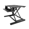 Estación Trabajo StarTech.com ARMSTSLG - Capacidad 2 Monitores - soporta 12 Kg - Negro - ARMSTSLG