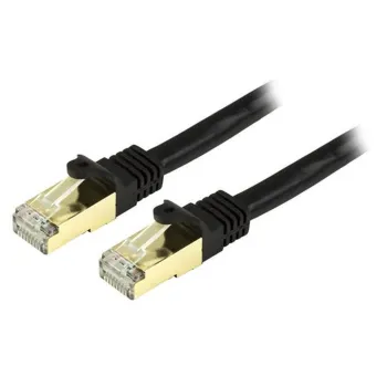 Cable de Red StarTech.com - Cat6a - RJ-45 - 1.8M - Negro - C6ASPAT6BK