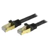 Cable de Red StarTech.com - Cat6a - RJ-45 - 2.1M - Negro - C6ASPAT7BK