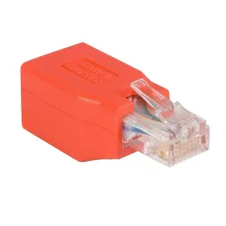 Adaptador StarTech.com - Cat6 a Crossover - Naranja - C6CROSSOVER Adaptador StarTech.com - Cat6 a Crossover - Naranja - C6CROSSOVER