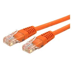 Cable de Red StarTech.com - Cat6 - RJ-45 - 4.5M - Naranja - C6PATCH15OR Cable de Red StarTech.com - Cat6 - RJ-45 - 4.5M - Naranja - C6PATCH15OR
