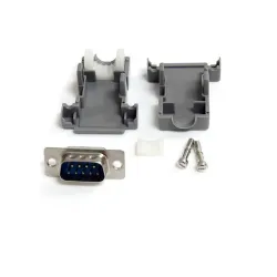 Conector StarTech.com D-sub DB9 Serial macho ensamblado con carcasa plastica - C9PSM Conector StarTech.com D-sub DB9 Serial macho ensamblado con carcasa plastica - C9PSM