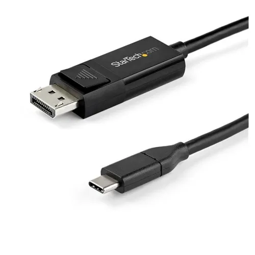Cable Convertidor StarTech.com - USB-C a DisplayPort - Macho/Macho - Bidireccional - 2 mts - CDP2DP142MBD Cable Convertidor StarTech.com - USB-C a DisplayPort - Macho/Macho - Bidireccional - 2 mts - CDP2DP142MBD