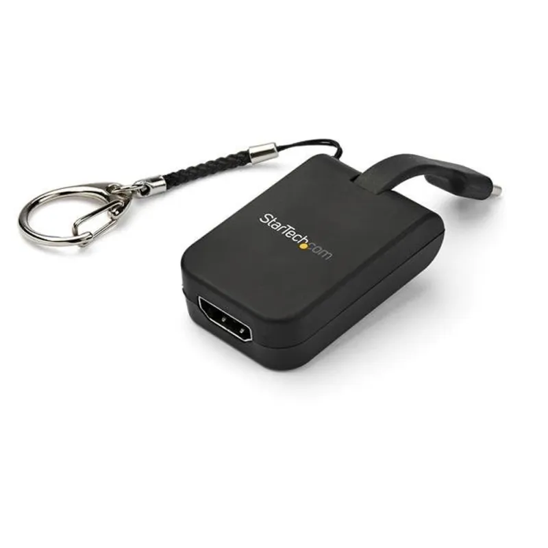 Adaptador Portátil StarTech.com - USB-C a HDMI - Macho/Hembra - 4K - 30Hz - Llavero - CDP2HDFC