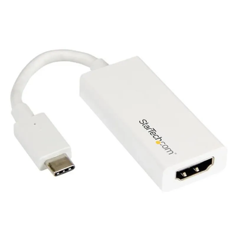 Adaptador de Video StarTech.com CDP2HDW - USB-C a HDMI - 4k - 30Hz - Blanco - CDP2HDW