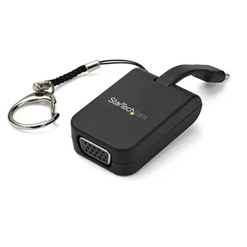 Adaptador Portátil StarTech.com - USB-C a VGA - Macho/Hembra - 1080p - Llavero - CDP2VGAFC