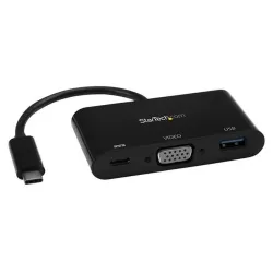 Docking Station Portátil StarTech.com - USB-C a VGA - Negro - CDP2VGAUACP Docking Station Portátil StarTech.com - USB-C a VGA - Negro - CDP2VGAUACP
