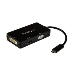 Mini Adaptador Grafico Externo StarTech.com - USB C - HDMI - DVI - VGA - CDPVGDVHDBP Mini Adaptador Grafico Externo StarTech.com - USB C - HDMI - DVI - VGA - CDPVGDVHDBP