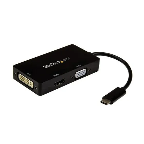 Mini Adaptador Grafico Externo StarTech.com - USB C - HDMI - DVI - VGA - CDPVGDVHDBP Mini Adaptador Grafico Externo StarTech.com - USB C - HDMI - DVI - VGA - CDPVGDVHDBP