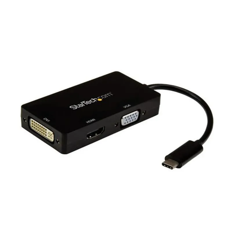 Mini Adaptador Grafico Externo StarTech.com - USB C - HDMI - DVI - VGA - CDPVGDVHDBP