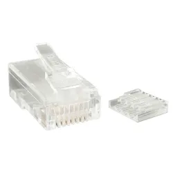 Plug StarTech.com - Cat6 - RJ-45 Transparente - 50 Piezas - CRJ45C6STR50 Plug StarTech.com - Cat6 - RJ-45 Transparente - 50 Piezas - CRJ45C6STR50