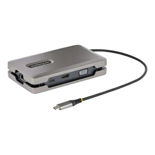 Adaptador Multipuertos Startech DKM31C3HVCPD - USB-C a HDMI / VGA / RJ-45 / DisplayPort / USB-A - DKM31C3HVCPD Adaptador Multipuertos Startech DKM31C3HVCPD - USB-C a HDMI / VGA / RJ-45 / DisplayPort / USB-A - DKM31C3HVCPD