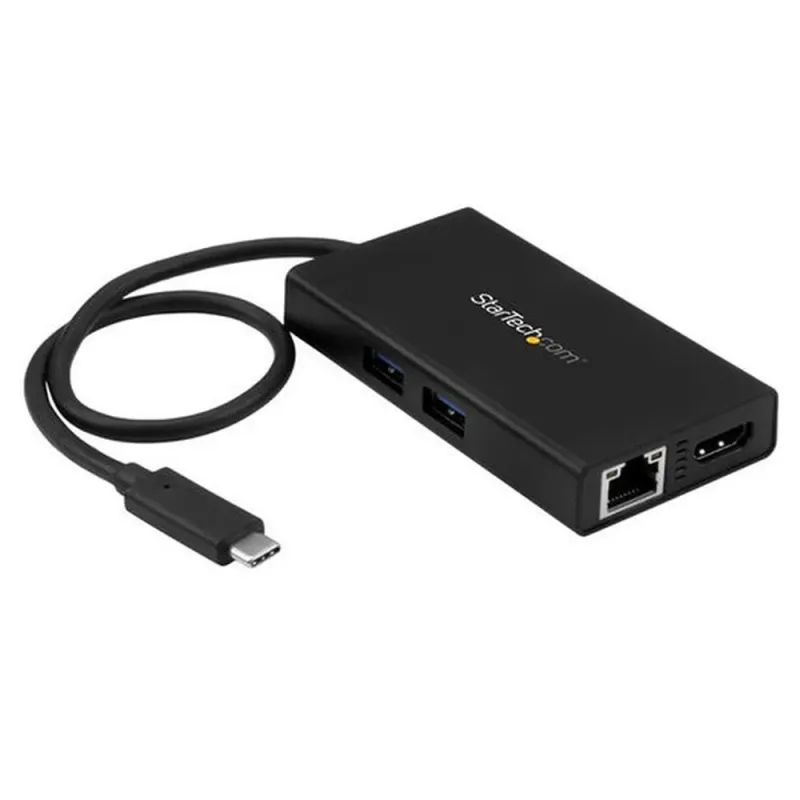 Docking Station Portátil StarTech.com USB-C a HDMI - USB-A - DKT30CHPD