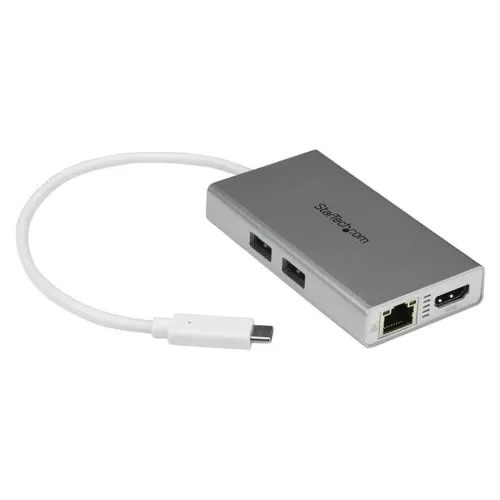 HUB USB StarTech.com - USB-C a HDMI / RJ-45 / 2 USB-A - DKT30CHPDW HUB USB StarTech.com - USB-C a HDMI / RJ-45 / 2 USB-A - DKT30CHPDW