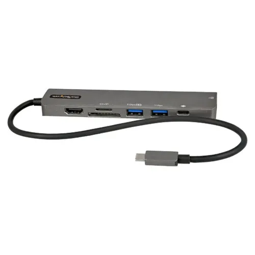 Docking Station StarTech.com DKT30CHSDPD1 - USB C - HDMI/ Lector de Tarjetas/ 2x USB 3.0/ Ethernet - Cable 30cm - DKT30CHSDPD1