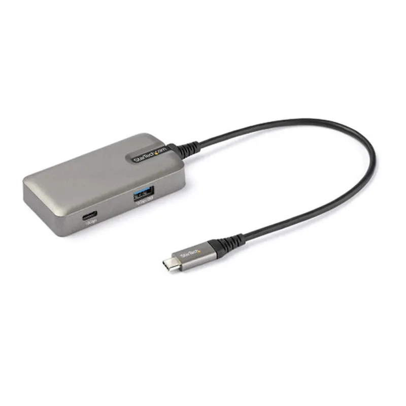 Adaptador StarTech.com DKT31CHPD3 - USB-C a HDMI/ USB 3.2/ PD 100W - Cable 25cm - DKT31CHPD3