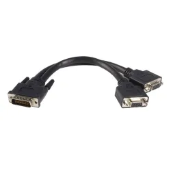 Cable de Video StarTech.com - LFH59 DMS-59 a Doble VGA - 20cm - DMSVGAVGA1 Cable de Video StarTech.com - LFH59 DMS-59 a Doble VGA - 20cm - DMSVGAVGA1