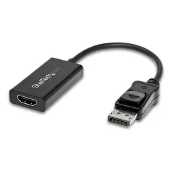 Adaptador de Vídeo StarTech.com DP2HD4K60H - DisplayPort a HDMI - HDR - 4K - Negro - DP2HD4K60H Adaptador de Vídeo StarTech.com DP2HD4K60H - DisplayPort a HDMI - HDR - 4K - Negro - DP2HD4K60H