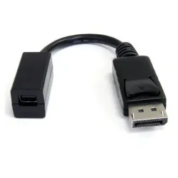 Adaptador StarTech.com DisplayPort Macho a Mini DisplayPort Hembra - 15cm - DP2MDPMF6IN Adaptador StarTech.com DisplayPort Macho a Mini DisplayPort Hembra - 15cm - DP2MDPMF6IN