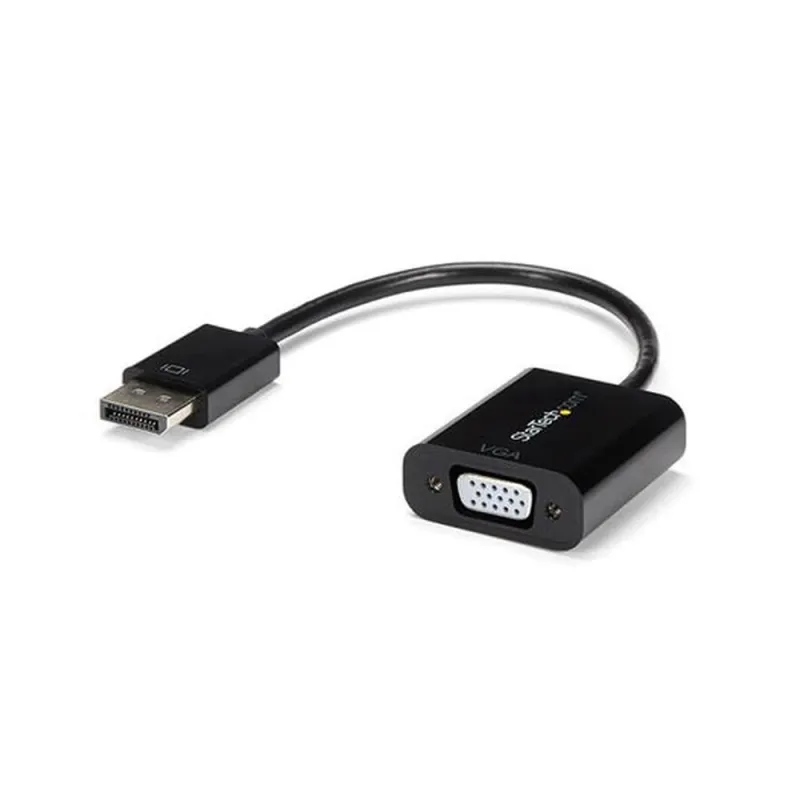 Convertidor de Vídeo StarTech.com - DisplayPort 1.2 a VGA - 1920x1200 - Negro - DP2VGA3