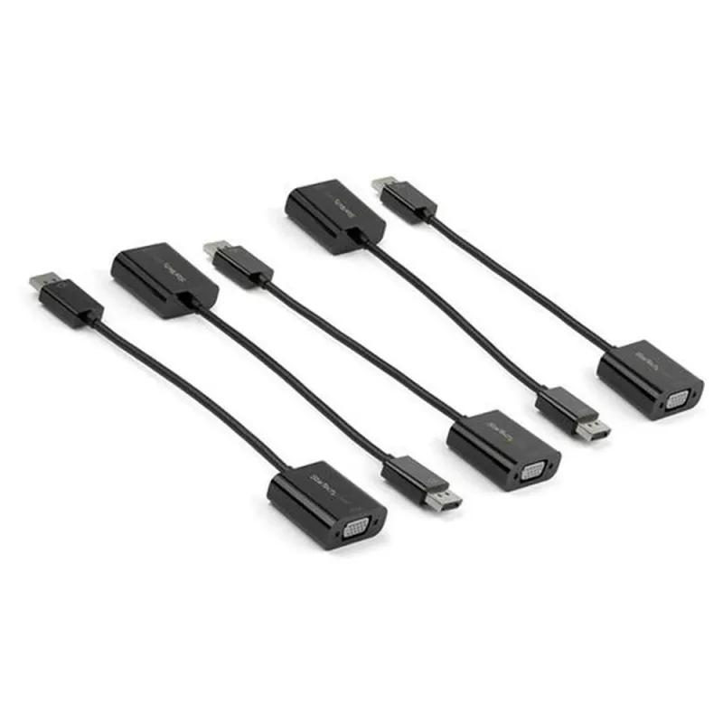 Adaptador DisplayPort StarTech.com DP2VGA3X5 - DisplayPort a VGA - 1920x1200 - Paquete de 5 Unidades - DP2VGA3X5