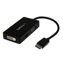 Convertidor de Video StarTech.com - DisplayPort a VGA/ DVI/ HDMI - 1080p - 1920x1200 - DP2VGDVHD Convertidor de Video StarTech.com - DisplayPort a VGA/ DVI/ HDMI - 1080p - 1920x1200 - DP2VGDVHD